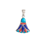 Lotus Colorful Silver Pendant