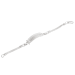 Silver Egyptian Cartouche Bracelet