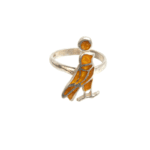 Horus Falcon Silver Ring