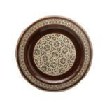 Round Mother of Pearl Wall Decor Plate