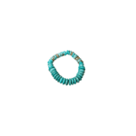 Pure Turquoise Bracelet Disc Beads