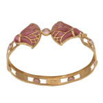 Amethyst Lotus Bracelet