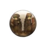 Handmade Hall of Columns at Karnak Copper Plate