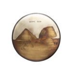 Sphinx and the Pyramid Wall Decor Copper Plate