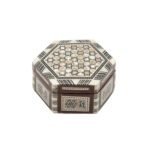 Hexagon Egyptian Mosaic Jewelry Box